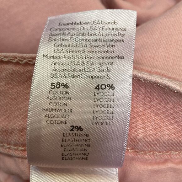 MOTHER The Rascal Ankle Snipper Pink Jeans Sz 26 - Picture 9 of 16